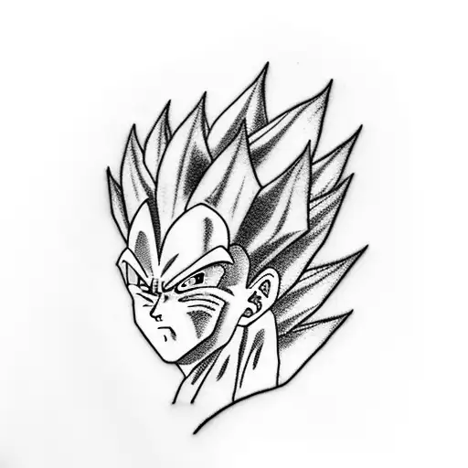 Vegeta Hair