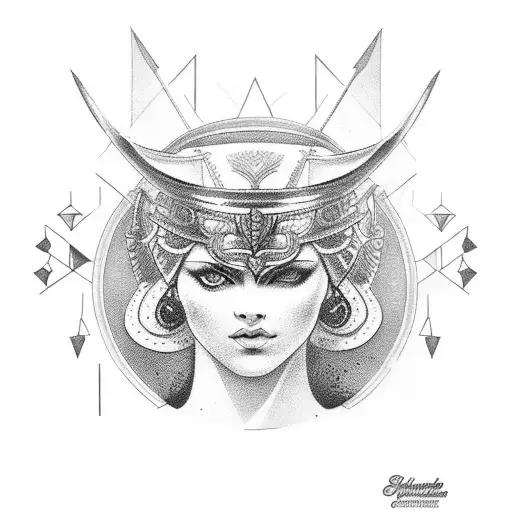 Beautiful Athena With Odysseus