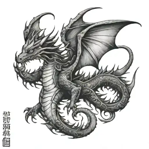 24 And Baby Dragon Flying