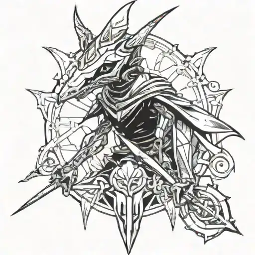 Kabutops Avec La Master Sword Stuck