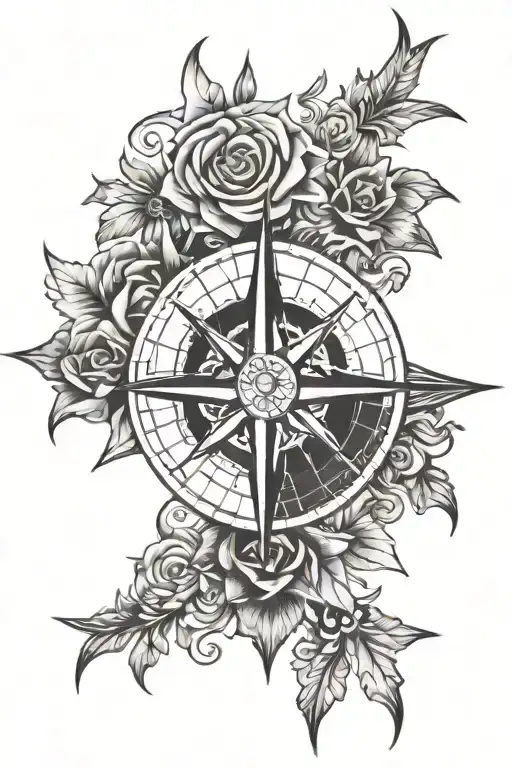 Long Compass Rose