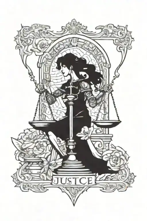 Justice Tarot Card