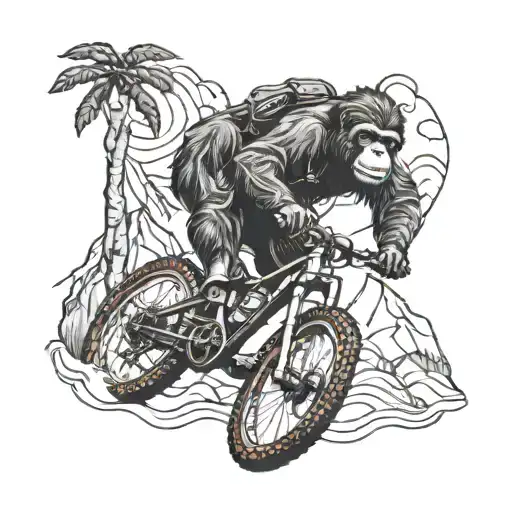 Mountain Biking Orangutan
