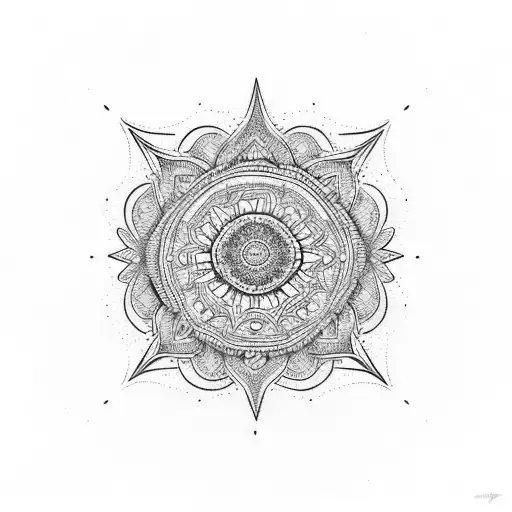 Beach And Mountain Mandala