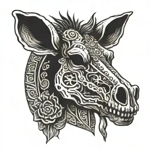 Donkey Skull