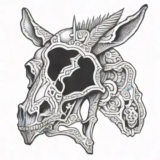 Donkey Skull