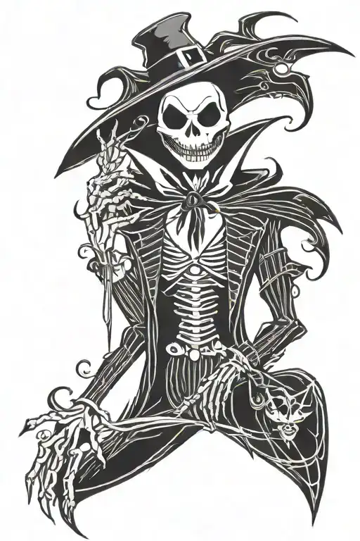 Evil Vampire Jack Skellington