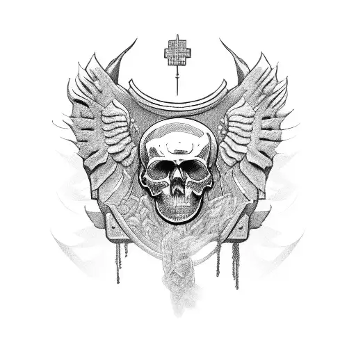 Wounded Warrior Sits On A Throne