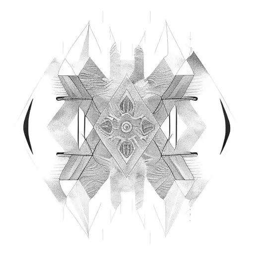 Wrist Linework Abstract