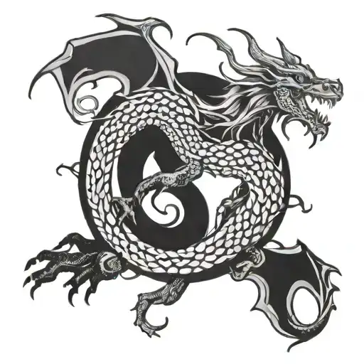 Dragon Name Intertwined