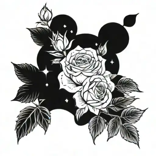 Outer Space And Roses