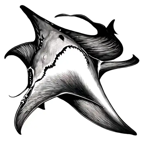 Raie Manta Shark