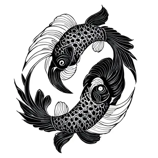 2 Fish Yin And Yan