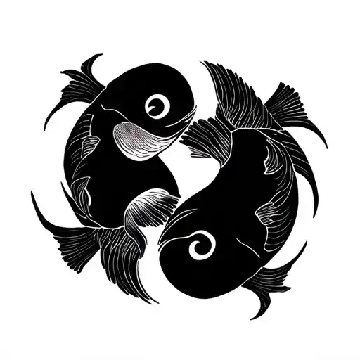 2 Fish Yin And Yan