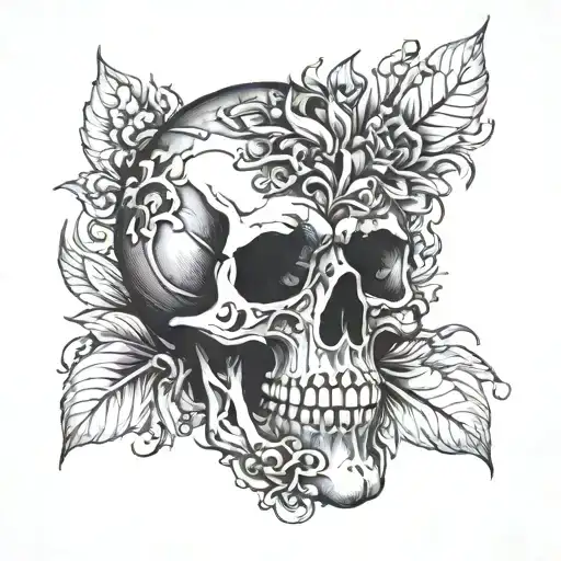 A Skull Made Of Cristals