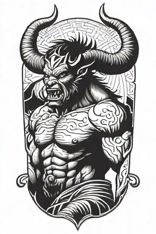 Minotaur Angry