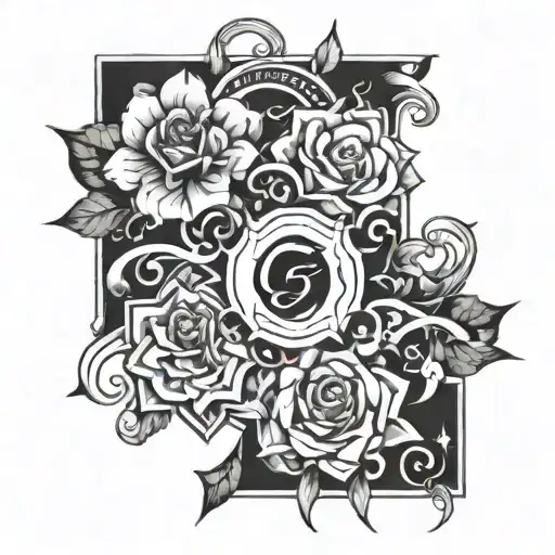 Kids Names Incorporated Into The Design