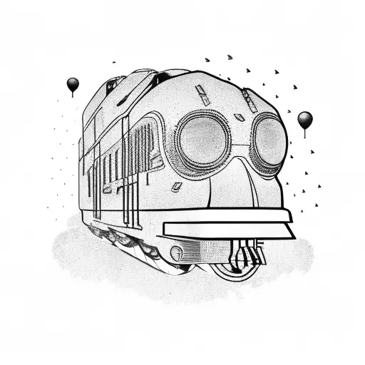 Steam Train With Football Gloves