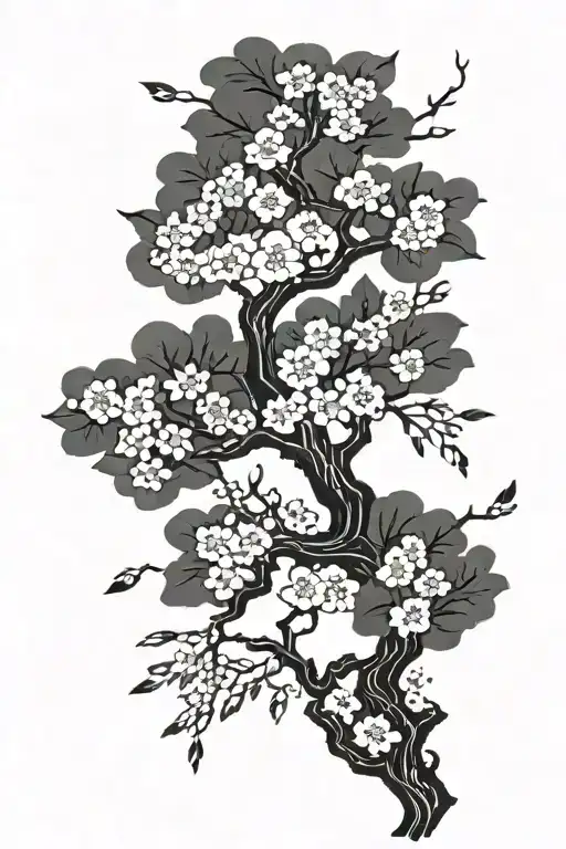 Japanese Cherry Tree By The Neck And Shoulder And I Want To Put It Together