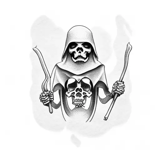 Grim Reaper Hear No Evil Speak No Evil See No Evil