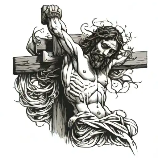 Jesus Crucified On The Cross