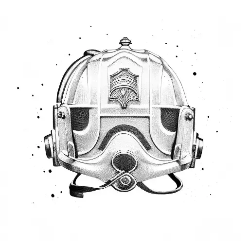 Traditional Fire Fighter Helmet