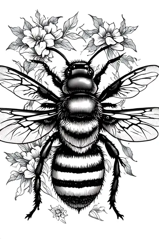 Paradise Door Bee Flying