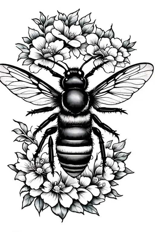 Paradise Door Bee Flying