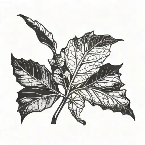 Fig Leaf Abstract Design