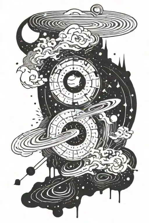 Sonder Overlayed With A Galaxy