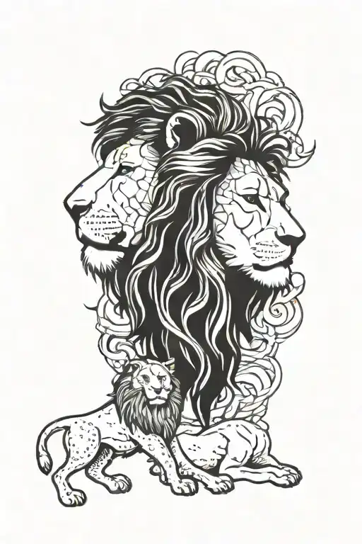 Lion And Jesus Christ