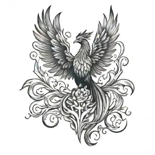 Phoenix Rising From Ashes