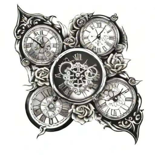 Clock With 4 Memories