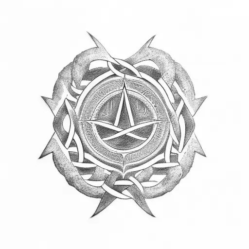 Norse Family Tree Valknut Sleeve