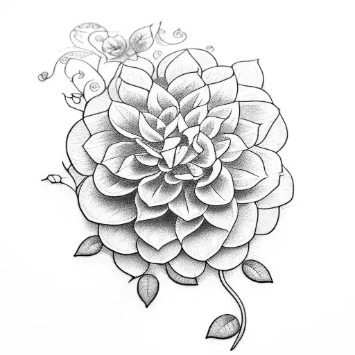 Vine With Flowers A Purple Dahlia Books And Pocket Watch