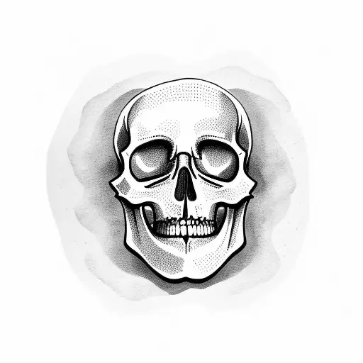 Cocktail In Skull Mug