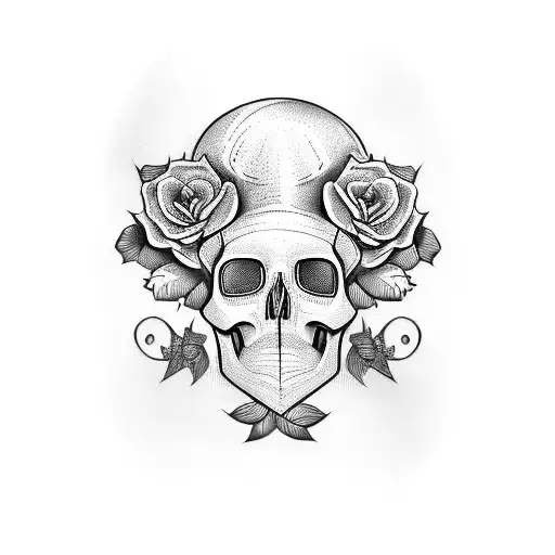 Cocktail In Skull