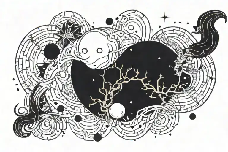 The Constellation Aquarius Zodiac Signs Intertwined With Elements