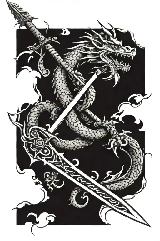 Dragon And Sword