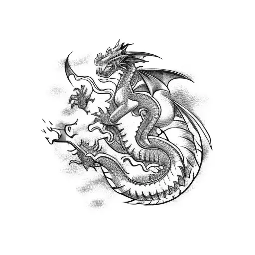 Dragon With A Machine Gun