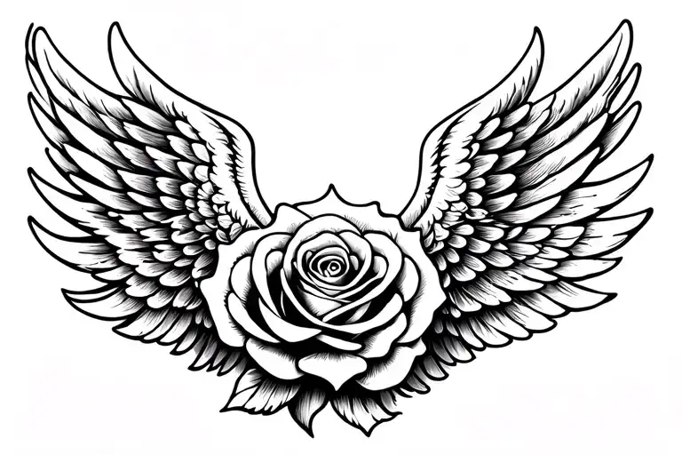 Creative Wings Rose