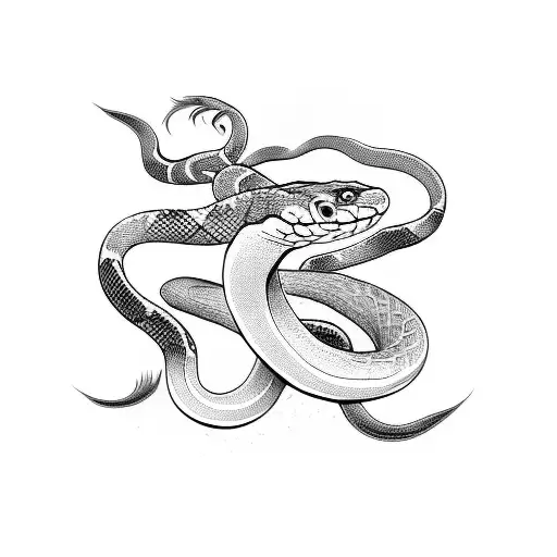 Snake With A Lot Of Heads