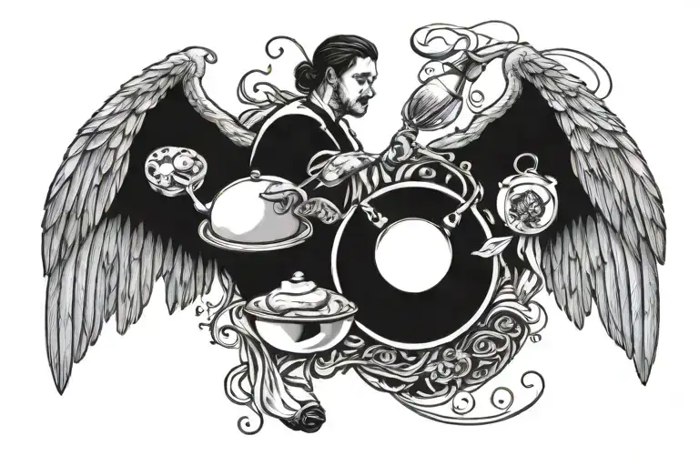 Chef Kit Conected To Wide Wings