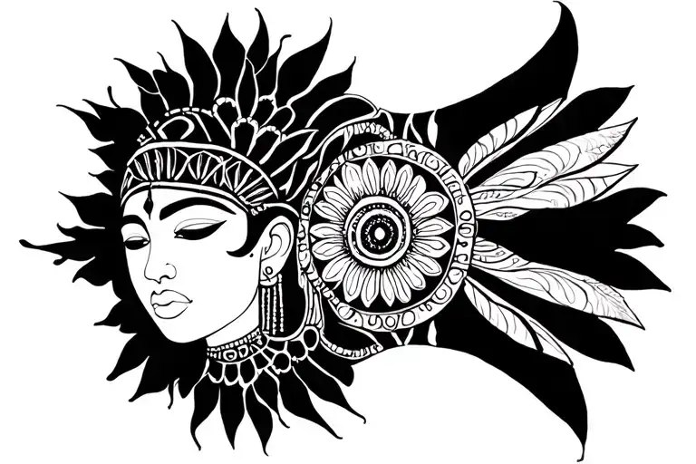 African Goddess Emerging