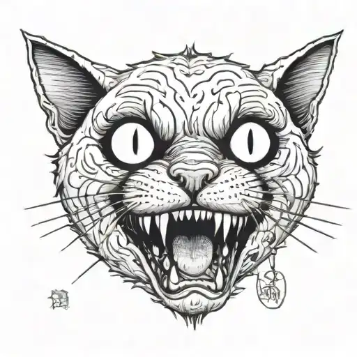 Ugly Smiling Cat Get Angry