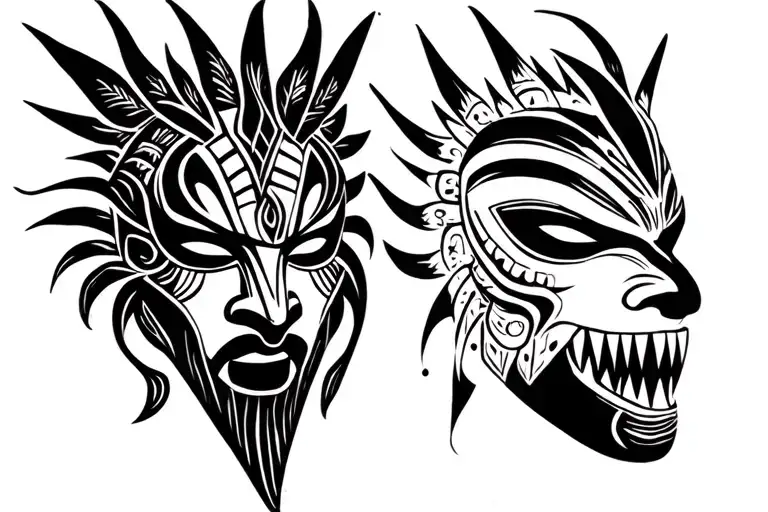 Creative African Mask