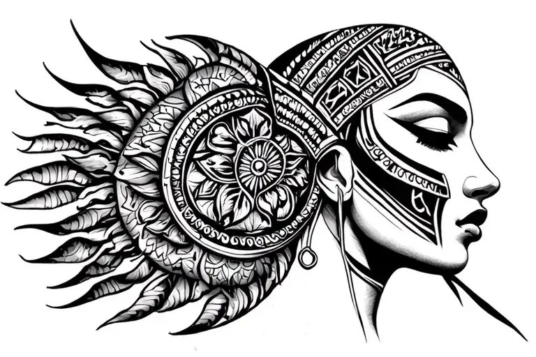 African Goddess Neck