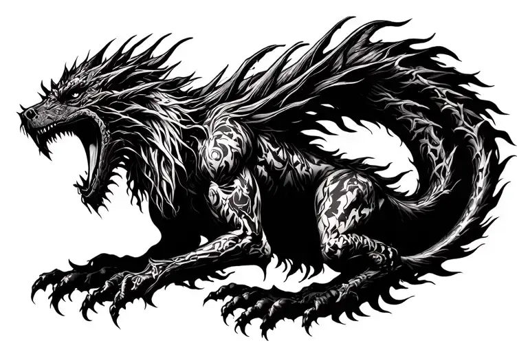 Mythical Creature Surrounded