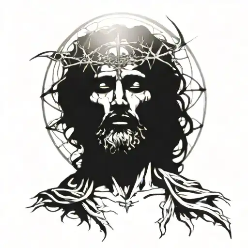 Cristian Insperation Tatto With Jesus