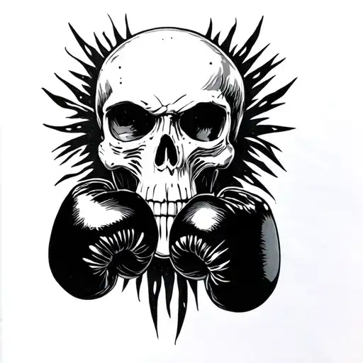 A Skull Boxing